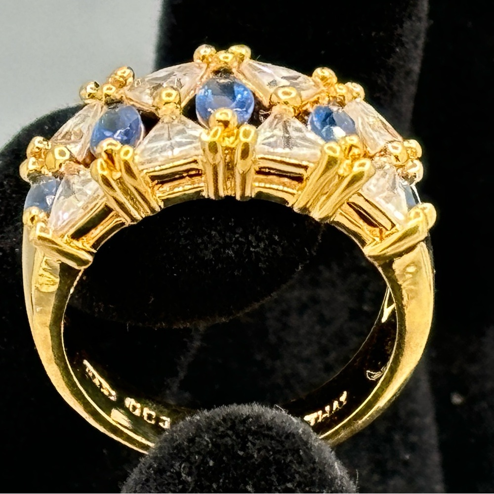 Blue Sapphire Gemstone 925 Ring